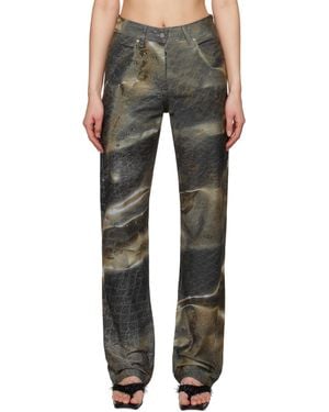 Serapis Golden Hour Fitted Jeans - Black