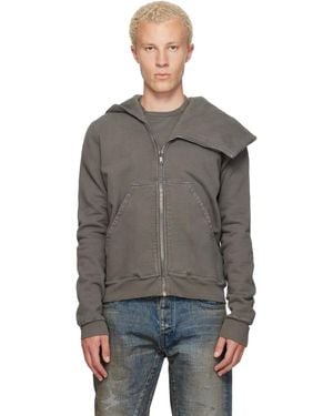 Rick Owens Tower Mountain Hoodie - Grey