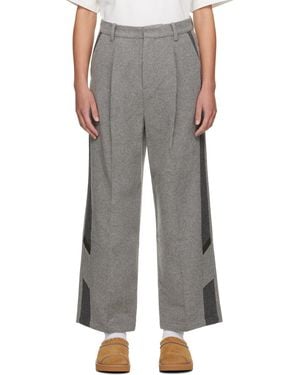 Adererror Grey Wofez Trousers - Black