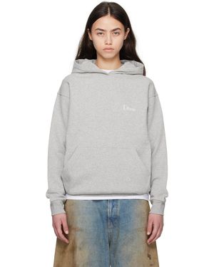 Dime グレー Classic Small Logo フーディ