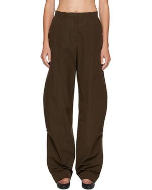 Kiko Kostadinov Khaki Tern Pants - Brown