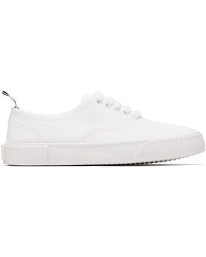 Thom Browne Canvas Heritage Trainers - Black