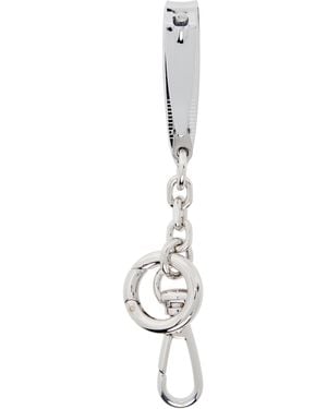Maison Margiela シルバー Metal Nail Cutter チャーム - ブラック