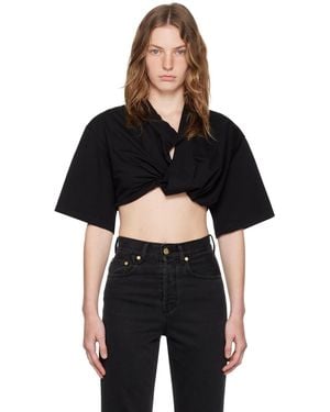 Jacquemus Le T-Shirt Bahia Court - Black
