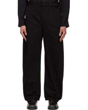Lemaire Twisted Belted Jeans - Black