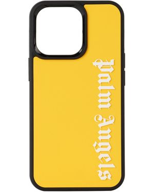 Palm Angels Logo Iphone 13 Pro Case - Yellow
