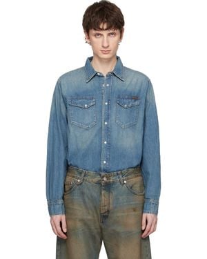 Nudie Jeans Gunnar Denim Shirt - Blue
