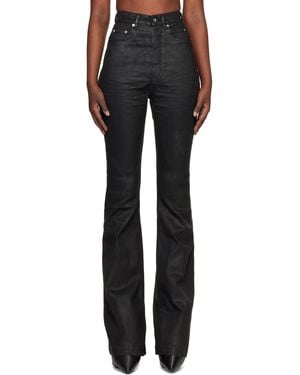 Rick Owens Temple Bolan Bootcut Jeans - Black