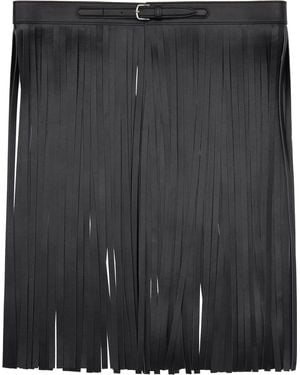RECTO. Ibiza Fringe Skirt Belt - Black