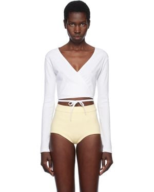 Gil Rodriguez Sarita Wrap Top - White