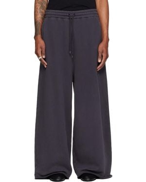 Lu'u Dan Raw-Cut Bontan Sweatpants - Blue