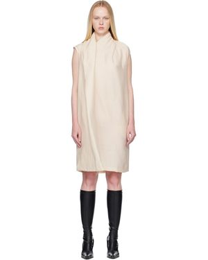TOTEME Off- Scarf Midi Dress - Natural