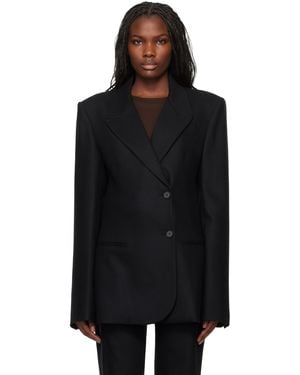 Frankie Shop Morrison Crossover Blazer - Black