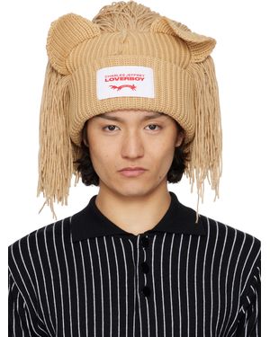 Charles Jeffrey Supersized Lion Beanie - Natural