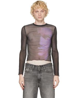 Marc Jacobs Black Heaven By Duval Mesh Shirt
