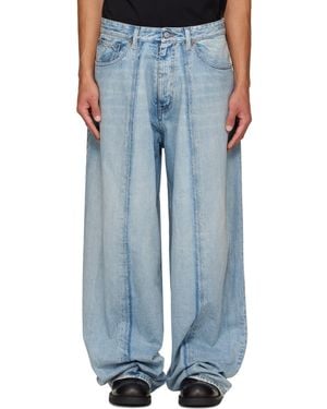 MM6 by Maison Margiela Wide-Leg Jeans - Blue