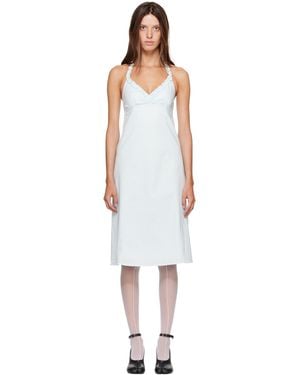 Fruity Booty Sky Halter Midi Dress - White