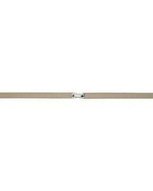 SAVETTE Taupe Symmetry Belt - Black