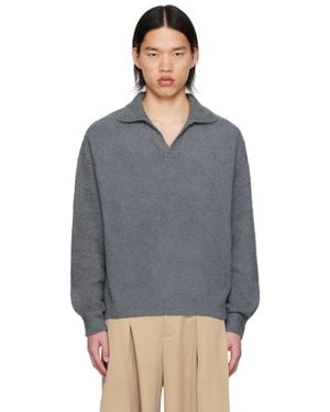 WOOYOUNGMI Hairy Polo - Grey