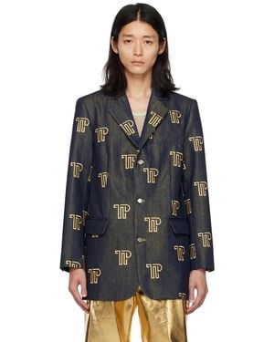 Theophilio Ssense Exclusive Denim Blazer - Black