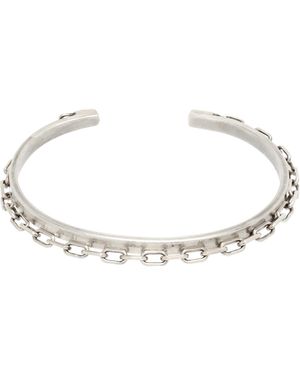 Title Of Work Double Cuff Anchor Bracelet - Black