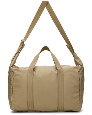 The Row Beige Logan Duffle Bag - Metallic