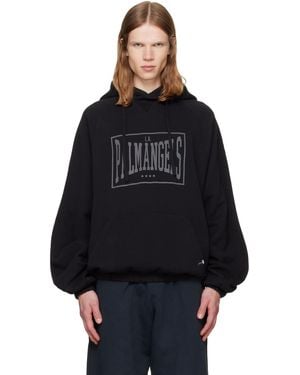 Palm Angels Pull À Capuche Décontracté Noir À Logo Rétro