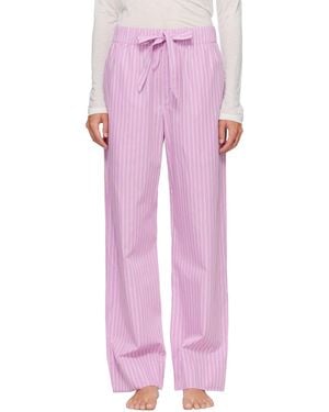 Tekla Poplin Pyjama Trousers - Pink