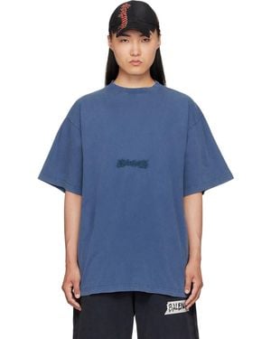 Balenciaga Twisted T-Shirt - Blue
