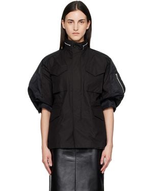 Sacai Cotton Weather Jacket - Black
