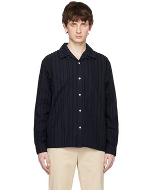 Norse Projects ネイビー Carsten ストライプ シャツ - ブルー