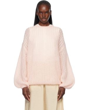 TOTEME Puffed Knit Jumper - Pink