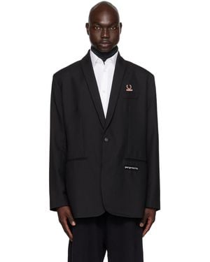 Raf Simons Black Fred Perry Edition Blazer