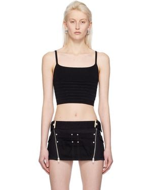 Dion Lee Ventral Compact Tank Top - Black