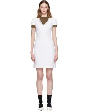 ShuShu/Tong Lace Trim Sweetheart Neckline Midi Dress - Black
