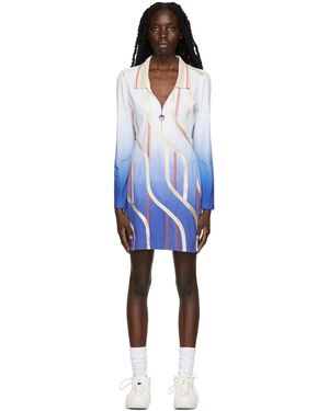 Ahluwalia Braid Polo Dress - Blue