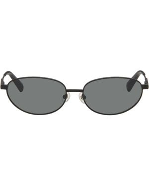 Jacquemus Linda Farrow Edition 'The Alba' Sunglasses - Gray