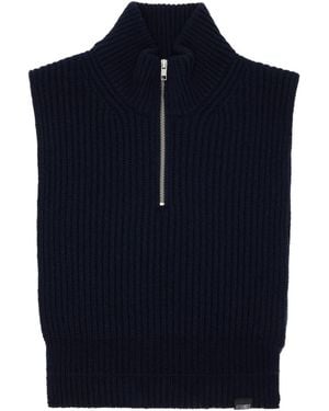 MM6 by Maison Margiela Knit Dickey Top - Blue