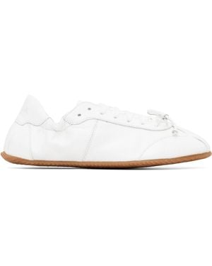 Abra Ballerina Leather Trainers - Black