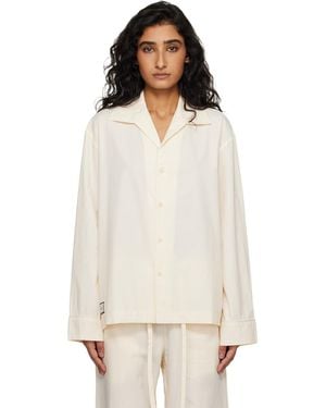 Entire studios Off- Ls Pyjama Shirt - White