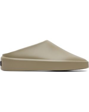 Fear Of God Khaki Essentials California 1.0 Mule Loafers - Grey