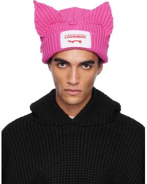 Charles Jeffrey Chunky Ears Beanie - Pink