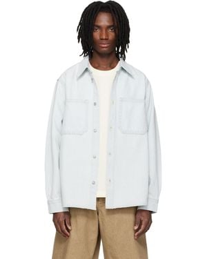 Agolde Craven Denim Shirt - White