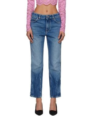 Rabanne Zip Jeans - Blue
