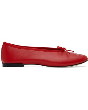 Marine Serre Repetto Edition Lilouh Soft Nappa Ballerina Flats - Red