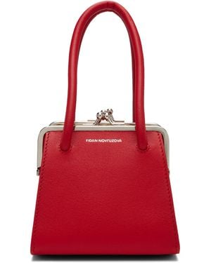 FIDAN NOVRUZOVA Boa Four Clasp Bag - Red