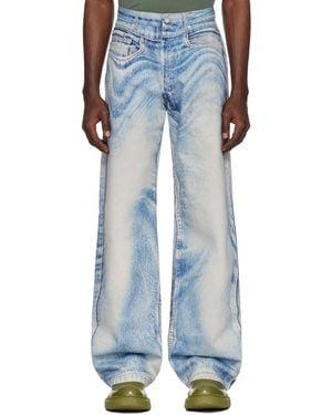 CAMPERLAB Trompe-L'Œil Jeans - Blue