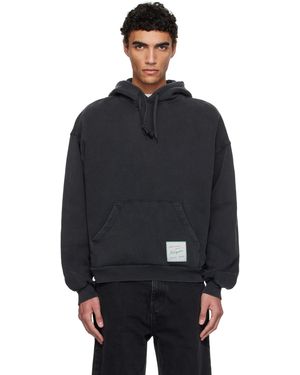 Axel Arigato Pull À Capuche Noir À Écusson À Logo - Bleu