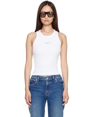 Givenchy Slim Fit Paris' Tank Top - Blue
