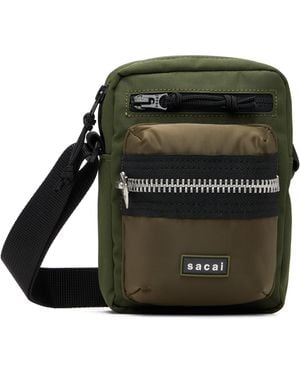 Sacai Khaki Pocket Bag - Black